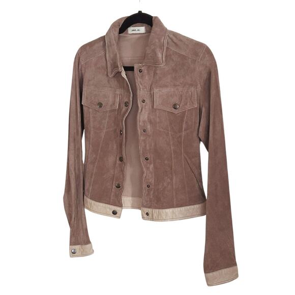 Jakett NYC Suede w/ Leather Trim Jacket, with Tags - Picture 3 of 9